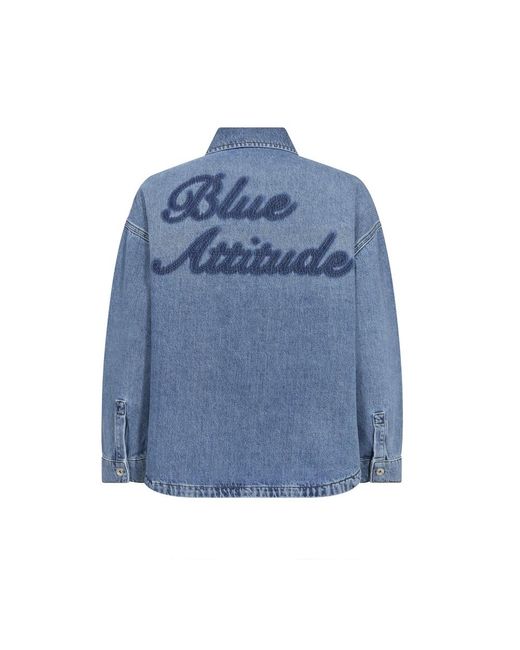 Mos Mosh Denim Jacket in het Blue