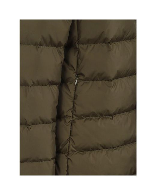 Herno Jassen ,Groen ,Wol A-Shape Jacket in het Green