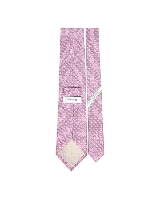 Ferragamo Purple Ties for men
