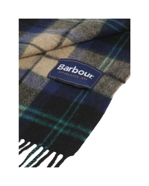 Barbour Black Winter Scarves for men