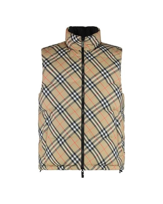 Vests Burberry pour homme en coloris Natural