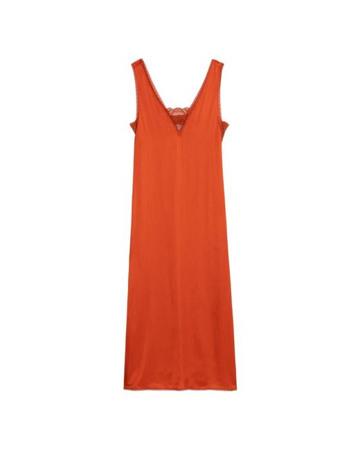 Zadig & Voltaire Orange Midi Dresses