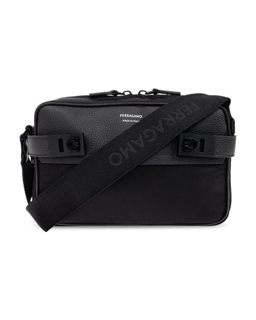 Shoulder Bags Ferragamo pour homme en coloris Black