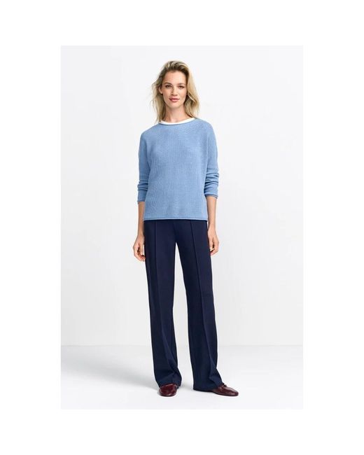 Round-Neck Knitwear di Rich & Royal in Blue