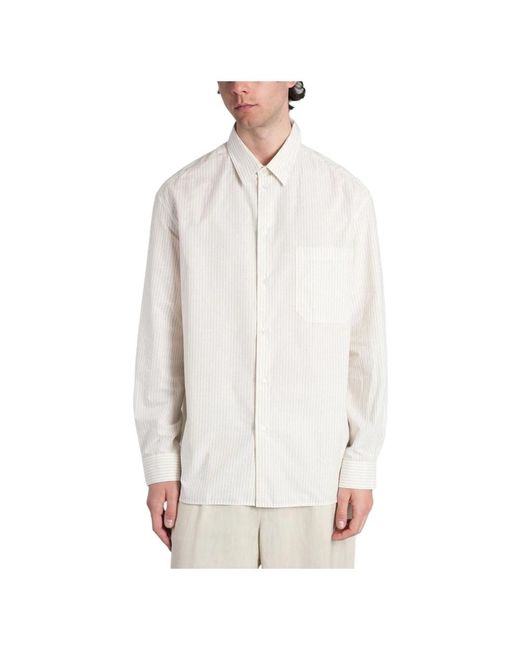 Maison Kitsuné White Casual Shirts for men