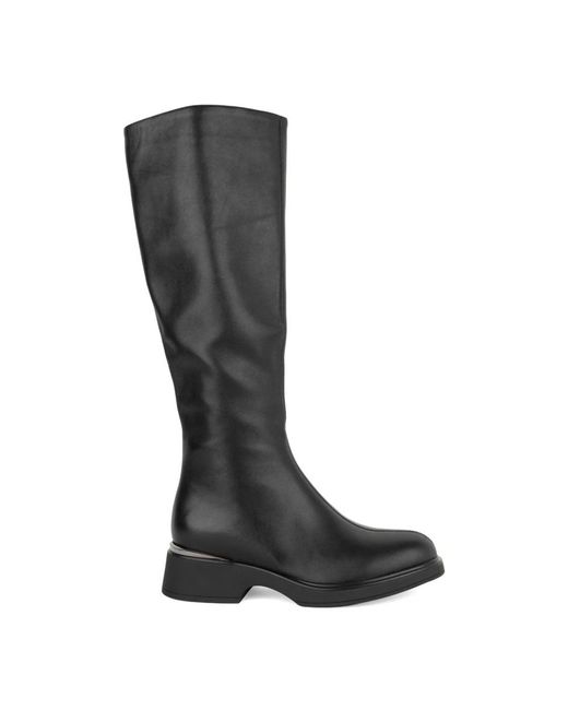Linda Baumann Black High Boots