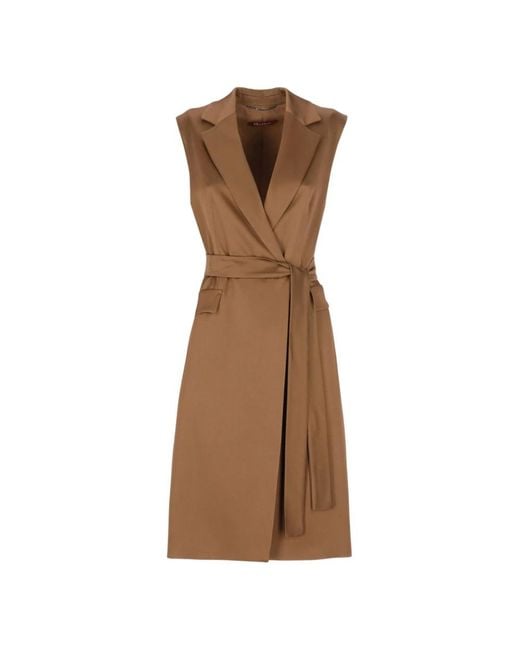 Max Mara Brown Vests
