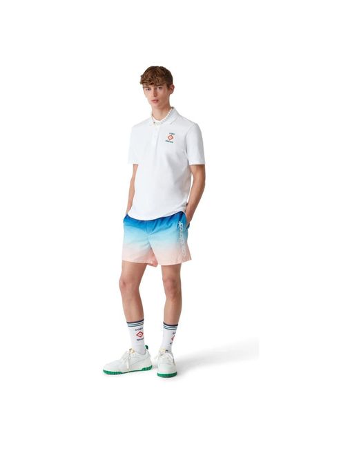 Casablanca Blue Short Shorts for men