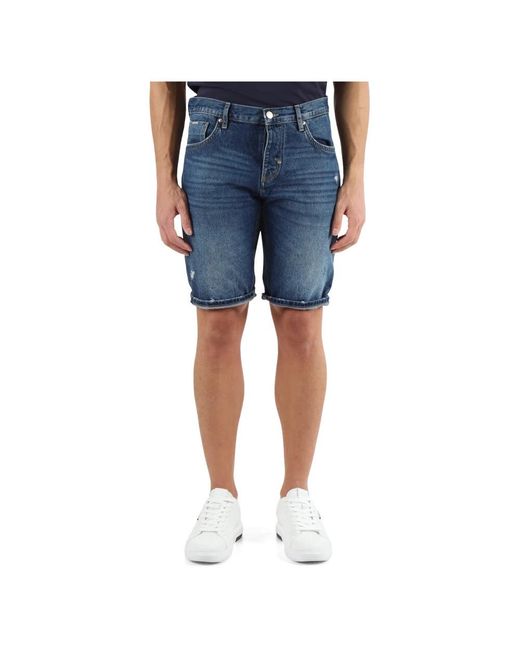 Antony Morato Blue Denim Shorts for men