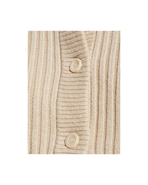 Max Mara Cable Gebreide Trui in het White