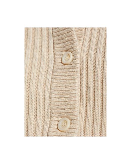 Max Mara Cable Gebreide Trui in het White