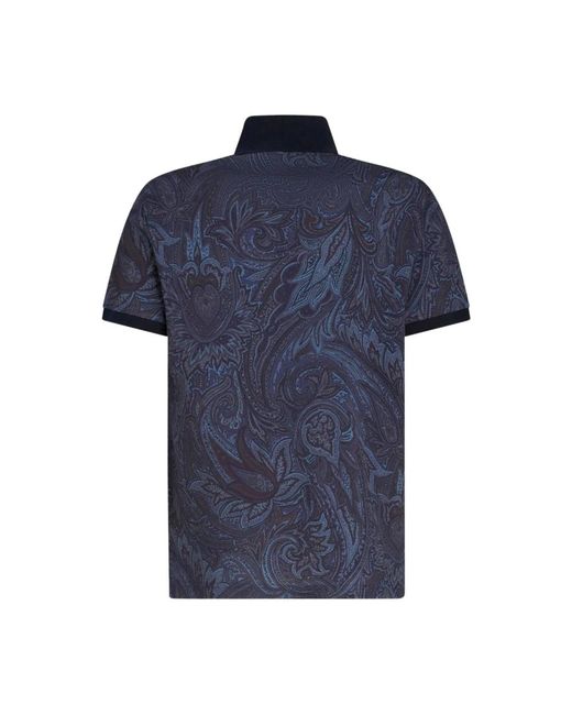 Etro Blaue t-shirts und polos mit 3,5 cm absatz in Blue für Herren