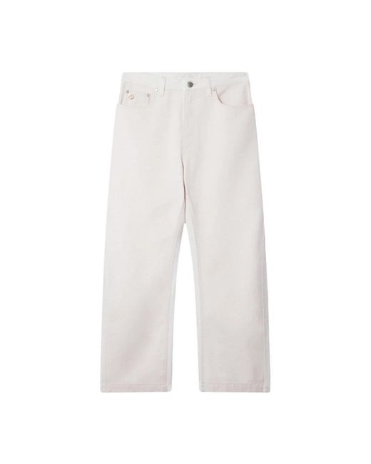 Stella McCartney White Wide Jeans