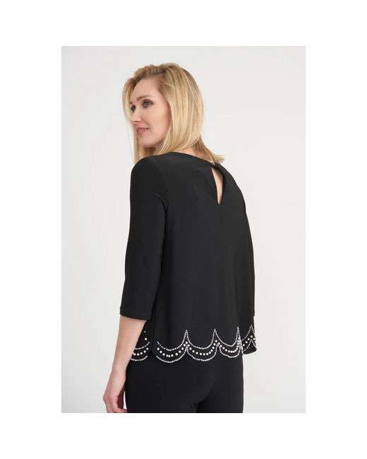 Joseph Ribkoff Overhemden ,Zwart ,Polyester Blouse in het Black