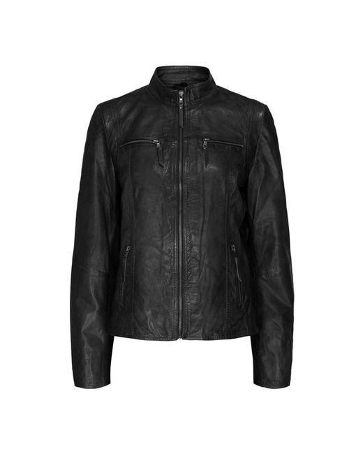 Notyz Black Leather Jackets