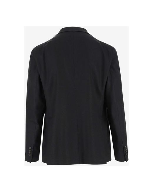 Tagliatore Stretch Wolljacke Mit Klassischem Revers in Blue für Herren