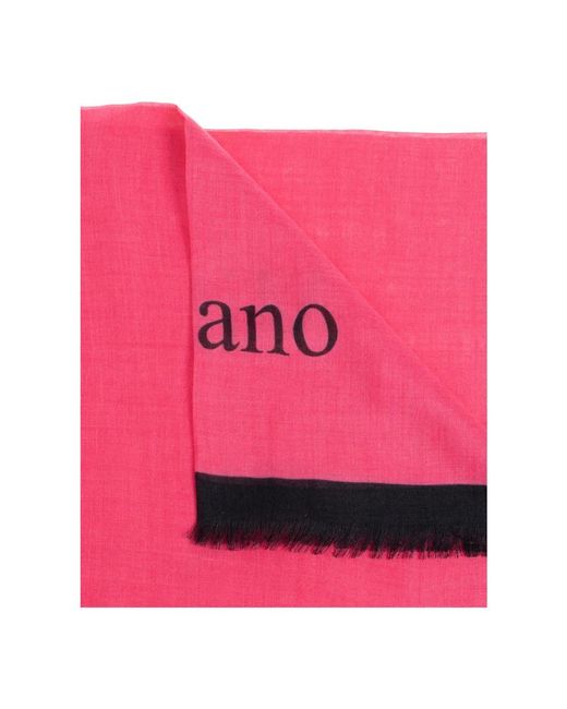 Moschino Pink Schal mit logo