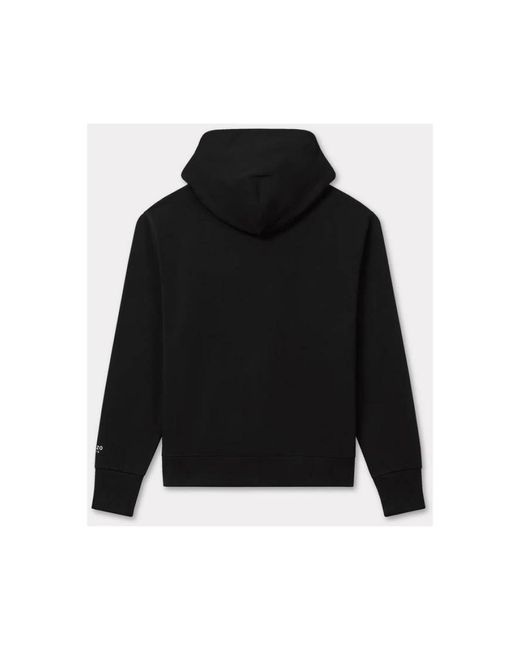 KENZO Hoodies & Sweatvesten ,Zwart ,Geborduurde Rits Trui in het Black voor heren