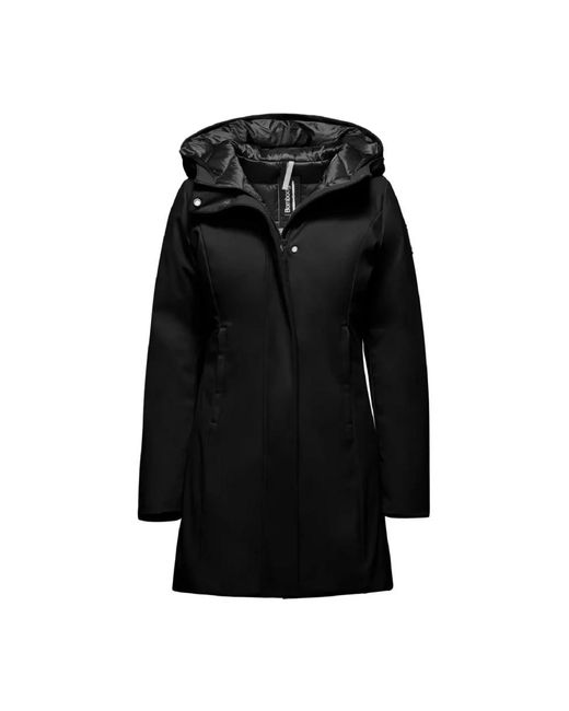Giacca parka invernale nera di Bomboogie in Black