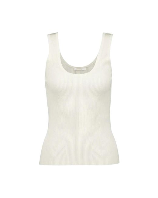 Zimmermann Sleeveless Tops in het White