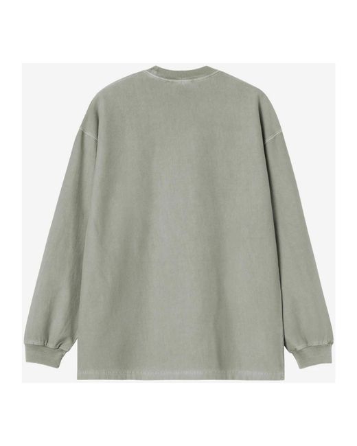Carhartt Gray Long Sleeve T-Shirts for men