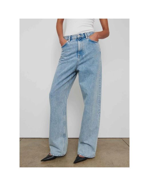 Wardrobe NYC Blue Low rise jean, , jeans