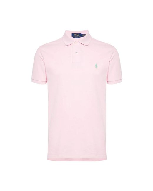 Polo camicie di Ralph Lauren in Pink da Uomo