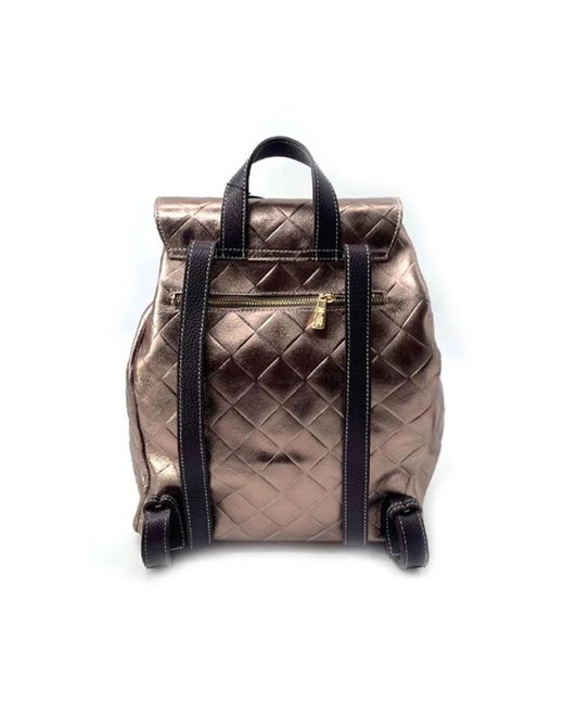 M★BRC Brown Braided Backpack