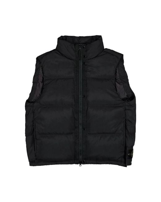 Stone Island Black Waistcoats for men