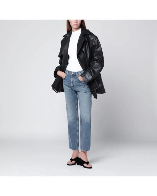 Agolde Blue Straight Fit Jeans