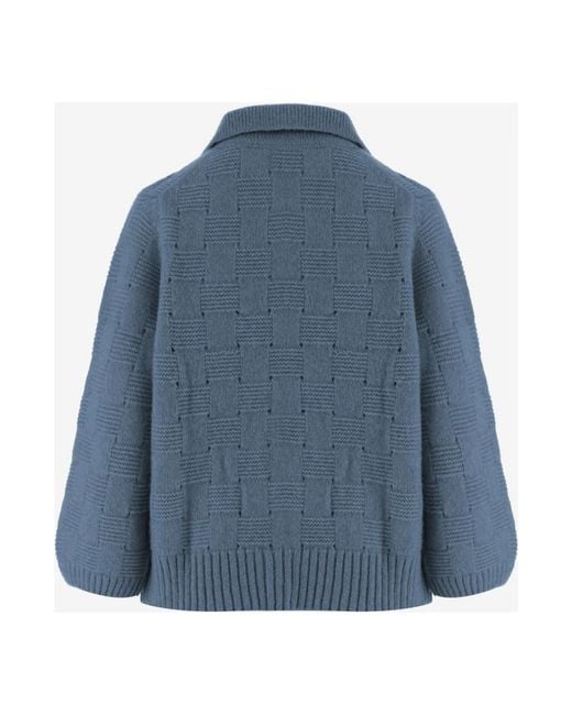 Allude Blue Cashmere Knitwear