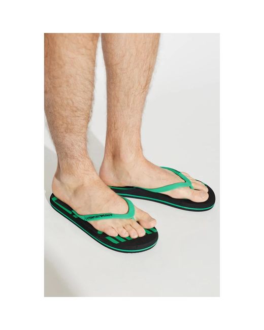 Flip Flops EA7 pour homme en coloris Green