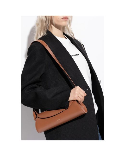 Jil Sander Brown Shoulder Bags