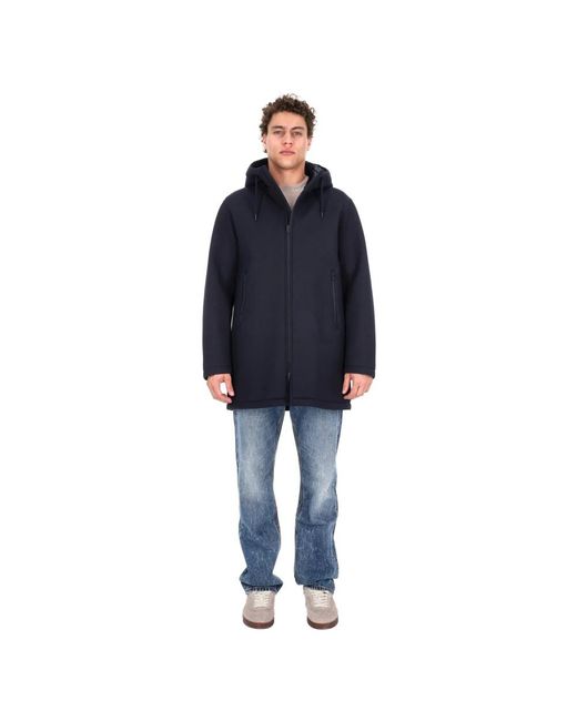 Herno Jassen ,Blauw ,3-Layer Scuba Parka in het Blue voor heren