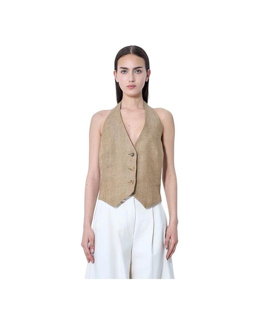 Max Mara Natural Vests