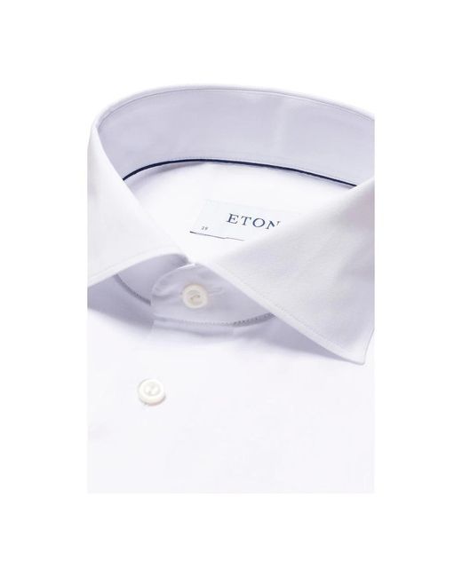 Eton of Sweden White Formal Shirts for men