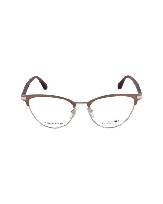 WEB EYEWEAR Brown Glasses
