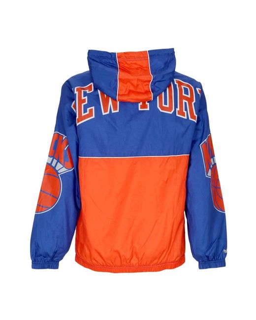 Mitchell & Ness Fitness ,Veelkleurig ,Nba Team Og 2.0 Anorak Windbreaker in het Blue voor heren