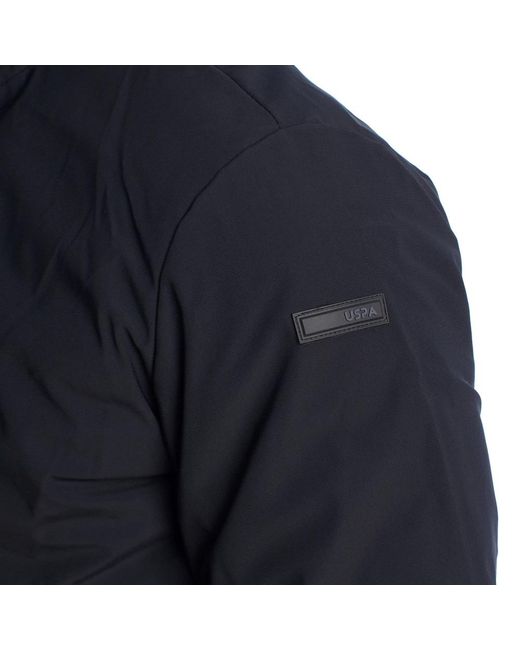 U.S. POLO ASSN. Jassen ,Zwart ,Leer Bomberjack in het Blue voor heren
