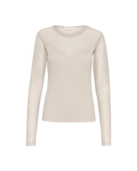Karen By Simonsen Natural Long Sleeve T-Shirts