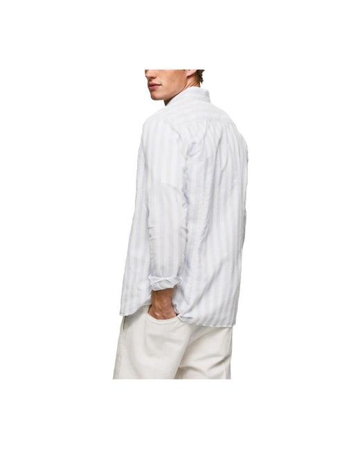 Pepe Jeans White Casual Shirts for men