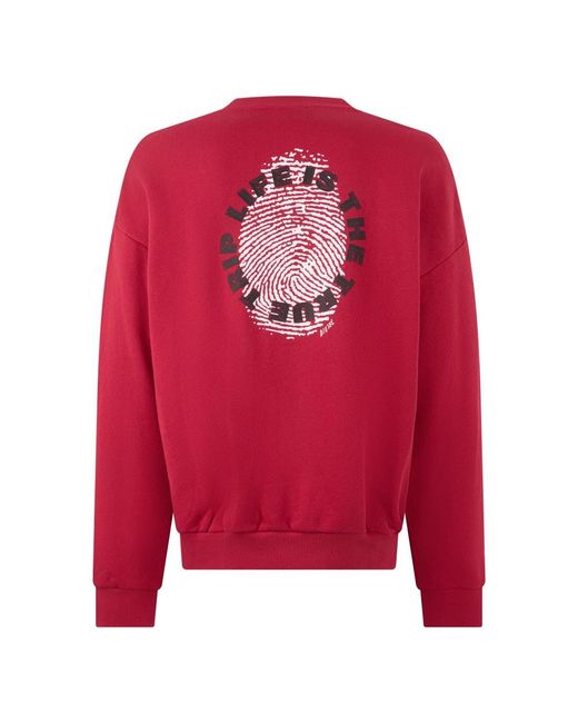DIESEL Red Sweatshirts for men