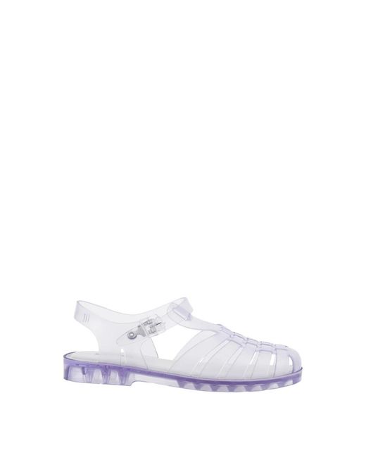 Melissa White Flat Sandals