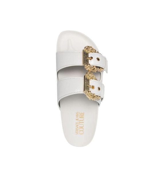 Versace White Flache sandalen