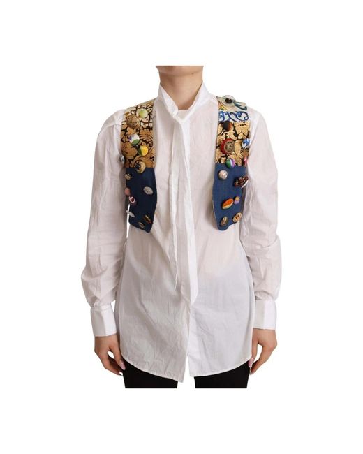Dolce & Gabbana Multicolor Waistcoats