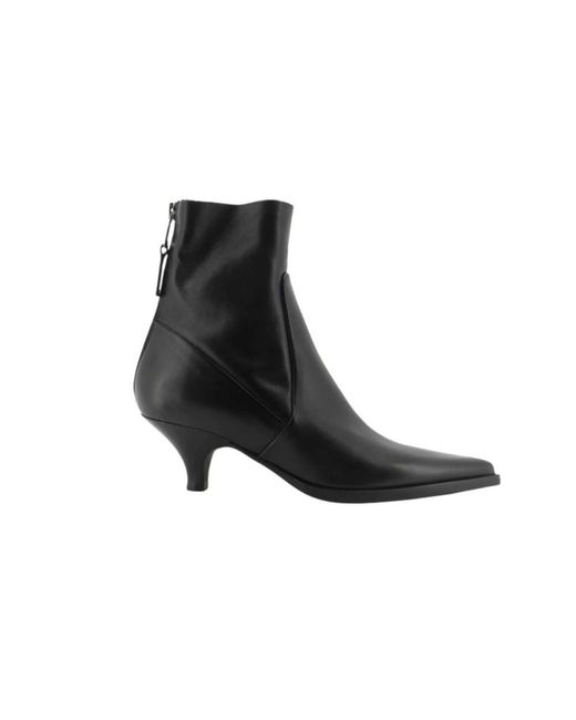 Elena Iachi Black Heeled Boots