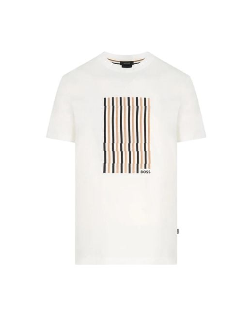 Boss White T-Shirts for men