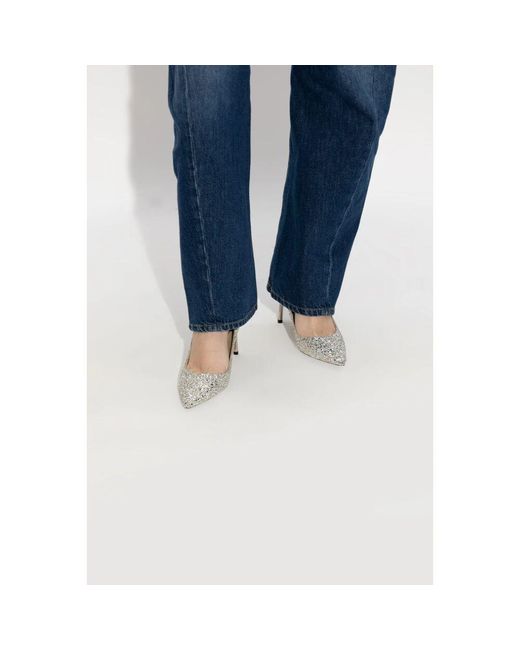 Jimmy Choo Metallic Romy glitzer-pumps