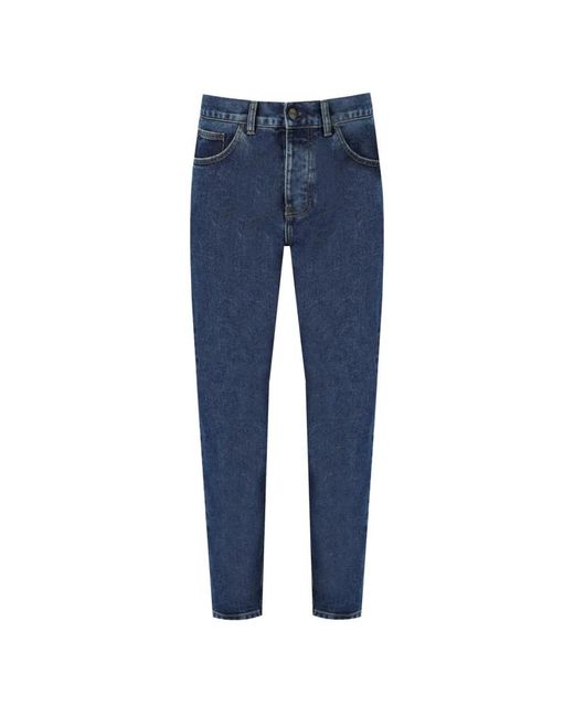 Carhartt Blaue Stone Washed Newel Jeans in Blue für Herren