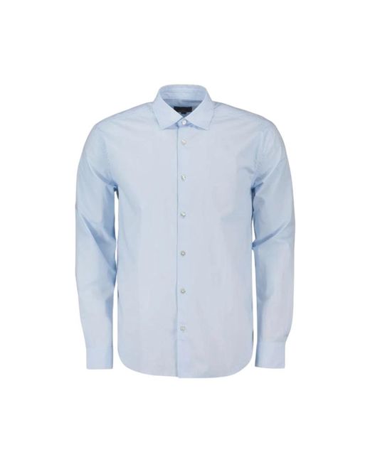 Peuterey Blue Casual Shirts for men
